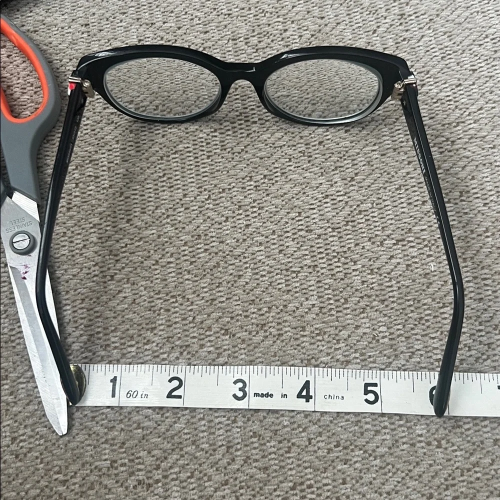 Missoni Black and Red Round Glasses made in Italy MI355V01